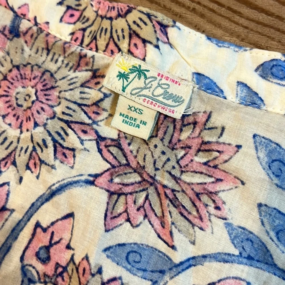 J. CREW Tassel Beach Tunic Cover Up